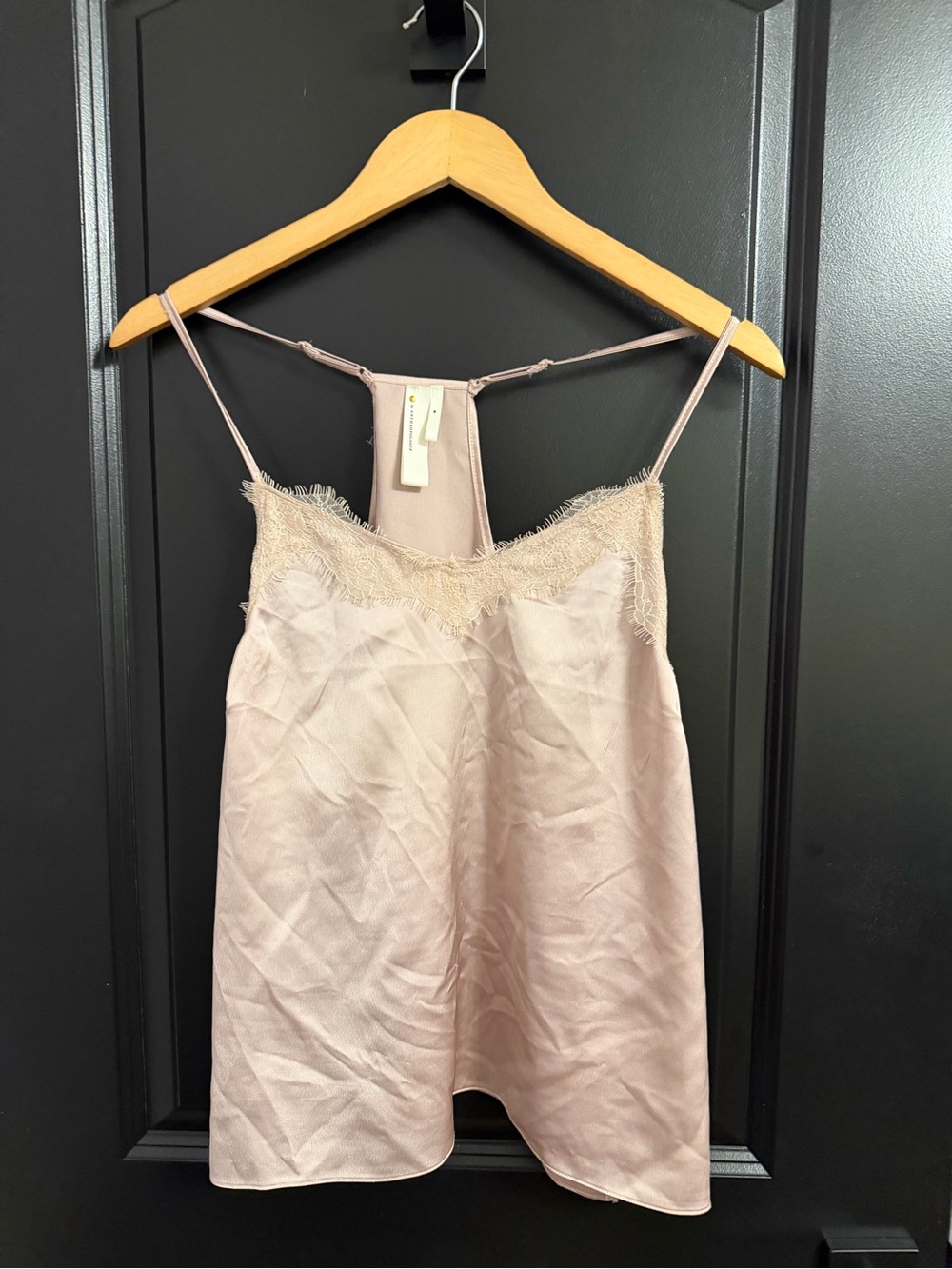 Anthropologie Satin Lace Cami